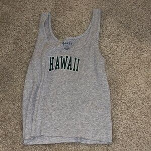 Brandy Melville Heather Gray Hawaii Tank Top